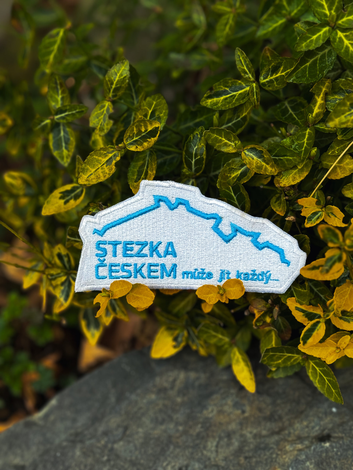 Nášivka Stezka Českem položená v zeleni